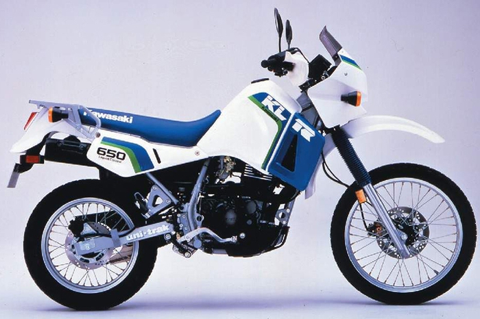 Barras y direcciones completas originales para Kawasaki KLR 650 0 1989