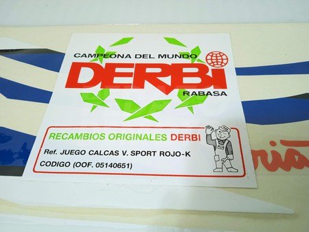 Juego de calcas Derbi variant Sport 50 1986 - 1997