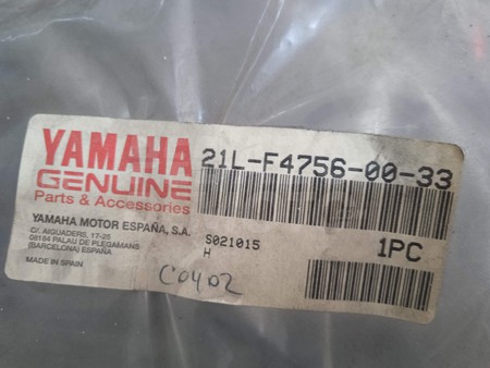 Tapa trasera asiento Yamaha SR 250 1981 - 2014